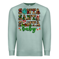 Seafoam santa santa santa baby Premium Sweatshirt - FaDigitalArtStudio
