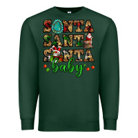 Sports Green santa santa santa baby Premium Sweatshirt - FaDigitalArtStudio