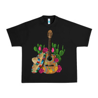 Black ,mexican sombrero guitar rose cactus Urban Heavy Tee - Artiststas