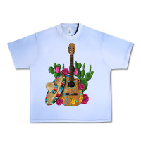 Grape Ice ,mexican sombrero guitar rose cactus Urban Heavy Tee - Artiststas