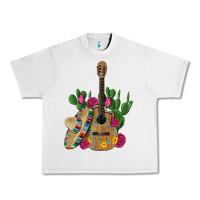 Lunar Rock ,mexican sombrero guitar rose cactus Urban Heavy Tee - Artiststas
