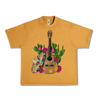Peanut Butter ,mexican sombrero guitar rose cactus Urban Heavy Tee - Artiststas