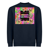 Navy straight outta fucks to give Heavyweight Sweatshirt - TumblerDesignByShophia