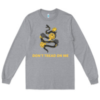 Heather Grey Don't Tread On Me Long Sleeve Tee - Bettercallsaul