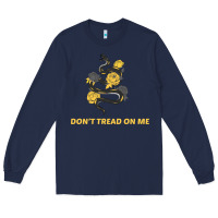 Navy Don't Tread On Me Long Sleeve Tee - Bettercallsaul