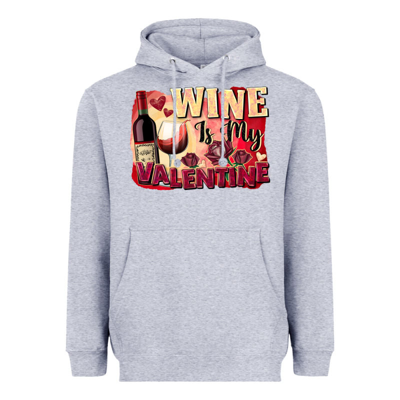 Wine İs My Valentine Fa Heavyweight Hoodie by FaDigitalArtStudio | Teevron