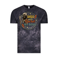 Cloud Black dads with beards are better Vintage Tee - Artiststas