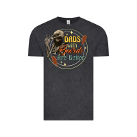 Vintage Black dads with beards are better Vintage Tee - Artiststas