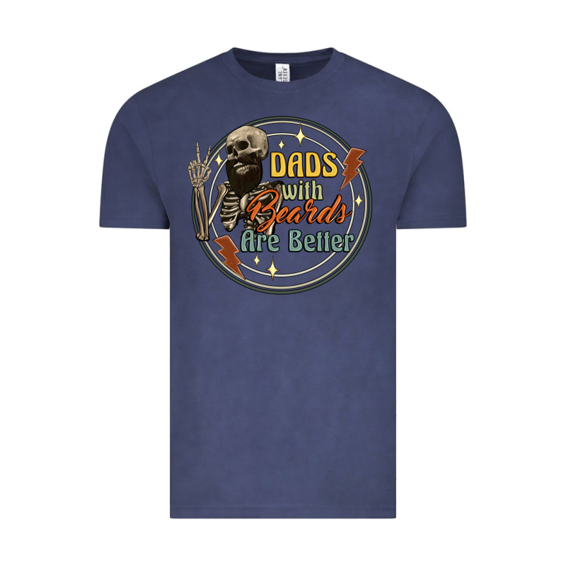 Dads With Beards Are Better Vintage Tee by Artiststas | Teevron