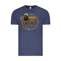 Vintage Denim dads with beards are better Vintage Tee - Artiststas
