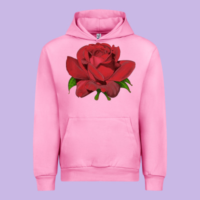 Oklahoma Rose Illustrations Urban Hoodie Designed By Lillyallendesigns