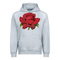 Heather Grey Oklahoma Rose Illustrations Urban Hoodie - LillyAllenDesigns