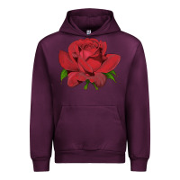 Mauve Wine Oklahoma Rose Illustrations Urban Hoodie - LillyAllenDesigns