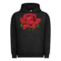 Pigment Black Oklahoma Rose Illustrations Urban Hoodie - LillyAllenDesigns