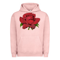 Pigment Salmon Oklahoma Rose Illustrations Urban Hoodie - LillyAllenDesigns