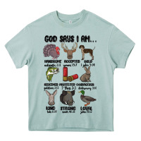 Arona god says i am hunting Heavy Core Tee - MaliasSmallBusiness