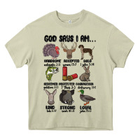 God Says I Am Hunting Heavy Core Tee | Teevron