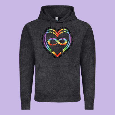 Autism Heart Vintage Hoodie Designed By Artiststas