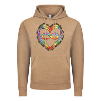Vintage Coffee autism heart Vintage Hoodie - Artiststas