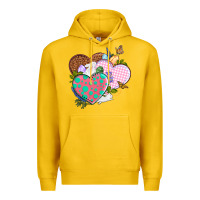 Lemon Easter Day Western Easter hearts Premium Hoodie - OliviaCreatesArt