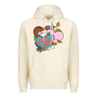 Tofu Easter Day Western Easter hearts Premium Hoodie - OliviaCreatesArt