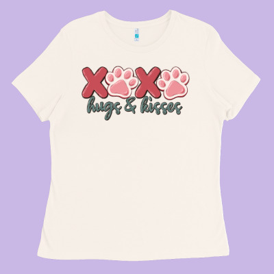 Xoxo Hugs And Kisses Ladies Tee Designed By Maliassmallbusiness