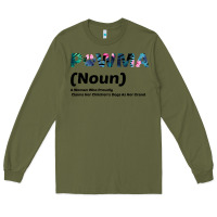 Army Green Dog Love: Grandma aka Pawma Long Sleeve Tee - Bettercallsaul