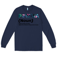 Navy Dog Love: Grandma aka Pawma Long Sleeve Tee - Bettercallsaul