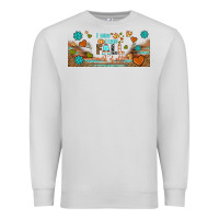 Dove Grey i think i love fall most of all libbey glass Premium Sweatshirt - BundleAndBundleShop