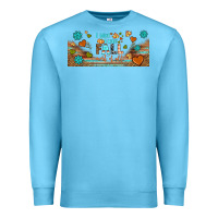 Ocean Blue i think i love fall most of all libbey glass Premium Sweatshirt - BundleAndBundleShop