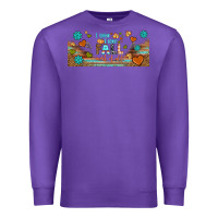 Purple i think i love fall most of all libbey glass Premium Sweatshirt - BundleAndBundleShop