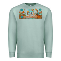 Seafoam i think i love fall most of all libbey glass Premium Sweatshirt - BundleAndBundleShop
