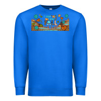 True Royal i think i love fall most of all libbey glass Premium Sweatshirt - BundleAndBundleShop
