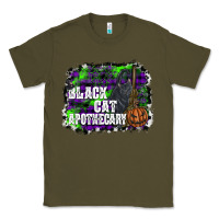 Army Green black cat apothecary Classic Tee - SublimationCraftShop