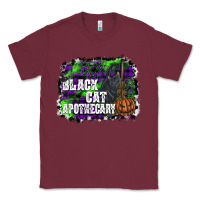 Burgundy black cat apothecary Classic Tee - SublimationCraftShop