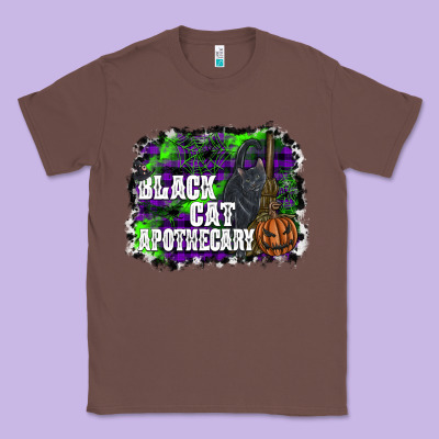 Black Cat Apothecary Classic Tee Designed By Sublimationcraftshop
