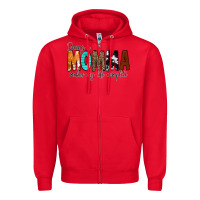 Red Being a Momma Makes My Life Complete Zipper Hoodie - CowCowDesign