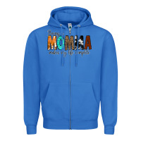 True Royal Being a Momma Makes My Life Complete Zipper Hoodie - CowCowDesign