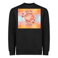 Black love the world like the one Heavyweight Sweatshirt - TumblerDesignByShophia