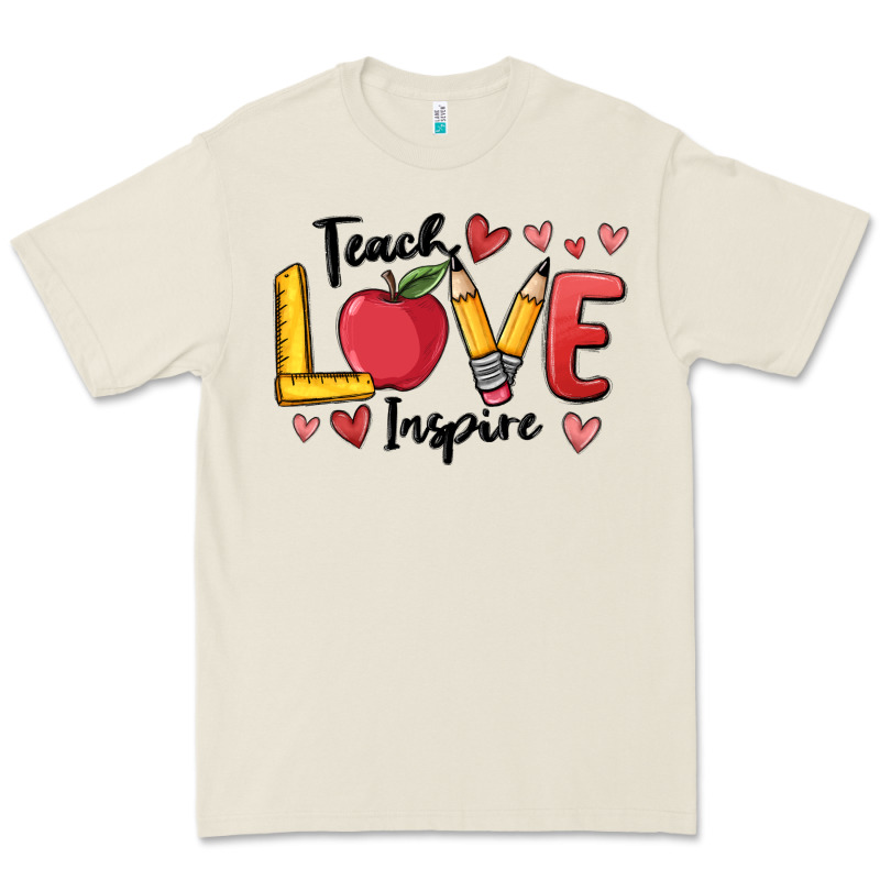 Teach Love Inspire Premium Tee by MaliasSmallBusiness | Teevron