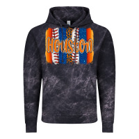 Cloud Black houston baseball team spirit brushstrokes Vintage Hoodie - Artiststas