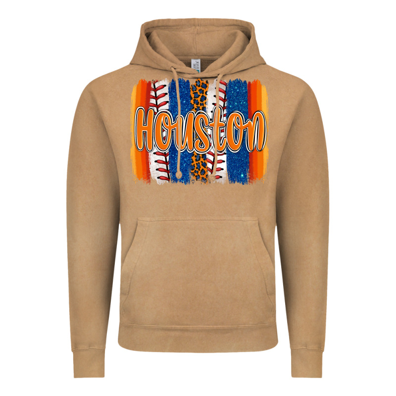 Houston Baseball Team Spirit Brushstrokes Vintage Hoodie by Artiststas | Teevron