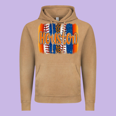 Houston Baseball Team Spirit Brushstrokes Vintage Hoodie Designed By Artiststas
