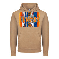 Vintage Coffee houston baseball team spirit brushstrokes Vintage Hoodie - Artiststas