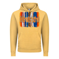Vintage Mustard houston baseball team spirit brushstrokes Vintage Hoodie - Artiststas
