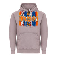 Vintage Zinc houston baseball team spirit brushstrokes Vintage Hoodie - Artiststas