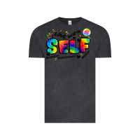 Vintage Black self love tie dye Vintage Tee - Artiststas
