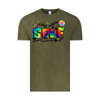 Vintage Olive self love tie dye Vintage Tee - Artiststas