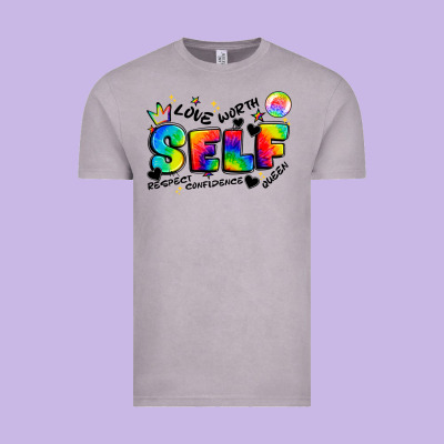 Self Love Tie Dye Vintage Tee Designed By Artiststas
