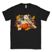 Black Fall Barn Owl Classic Tee - LillyAllenDesigns